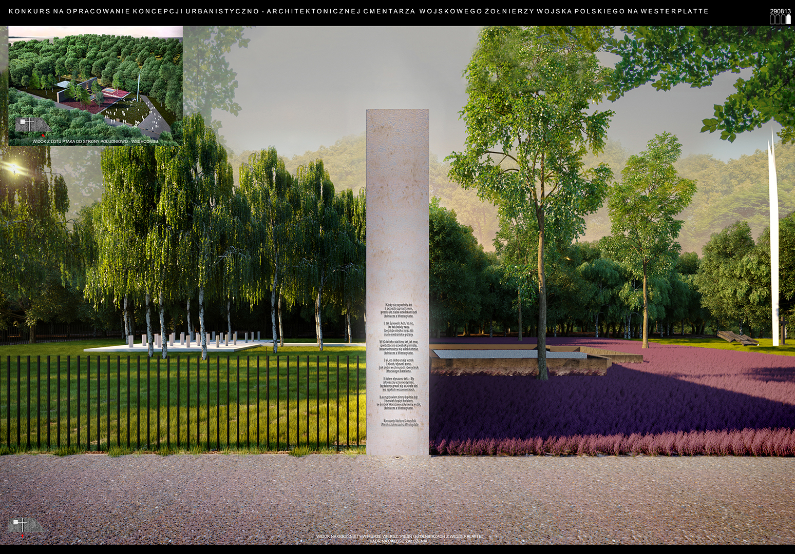 Cmentarz Wojskowy - wizualizacja 2